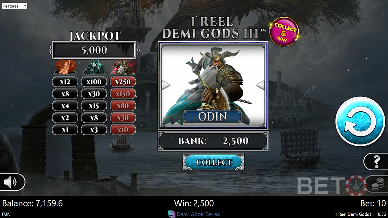 1 Reel Demi Gods III Joacă Gratuit