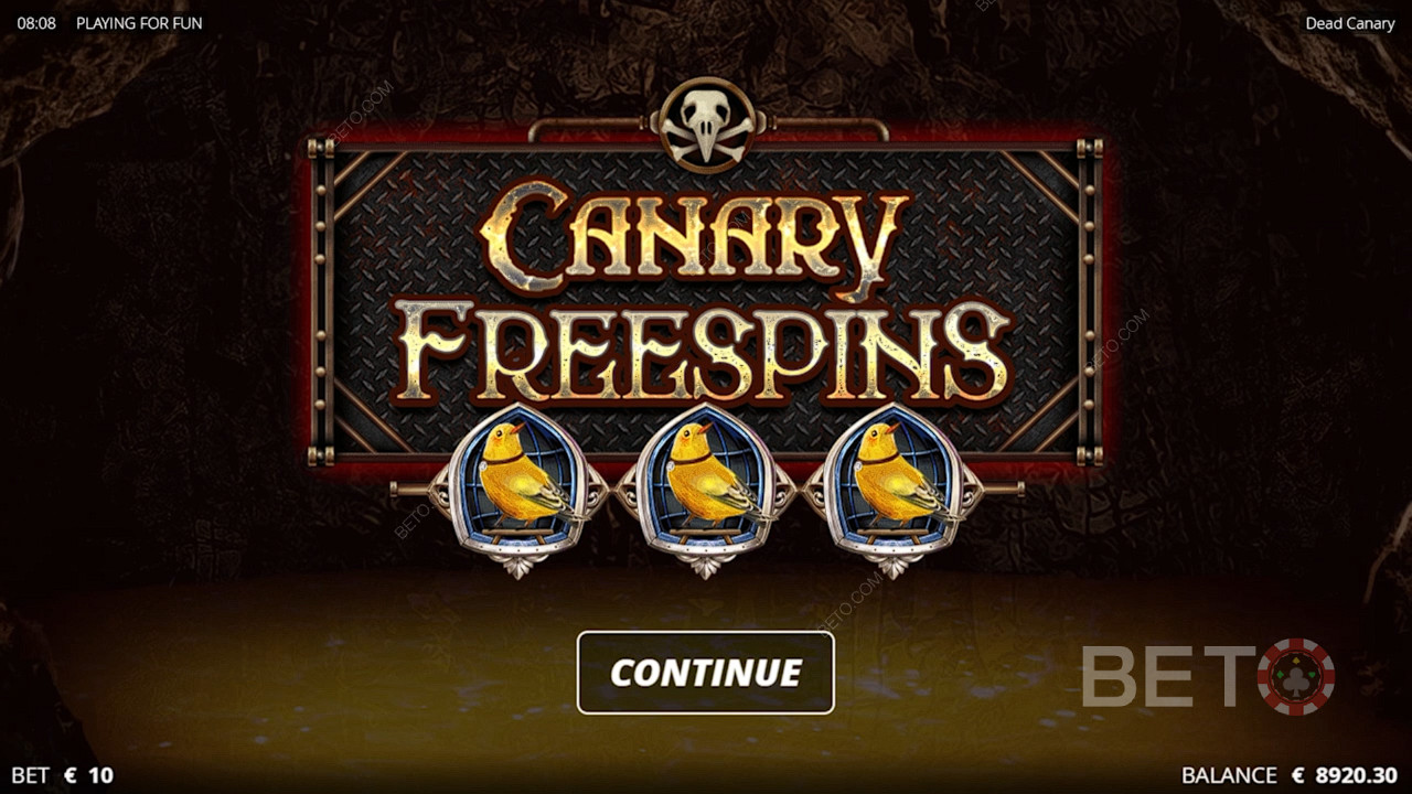 Învârtirile gratuite Canary sunt cu ușurință cea mai puternică caracteristică a acestui joc de cazino.