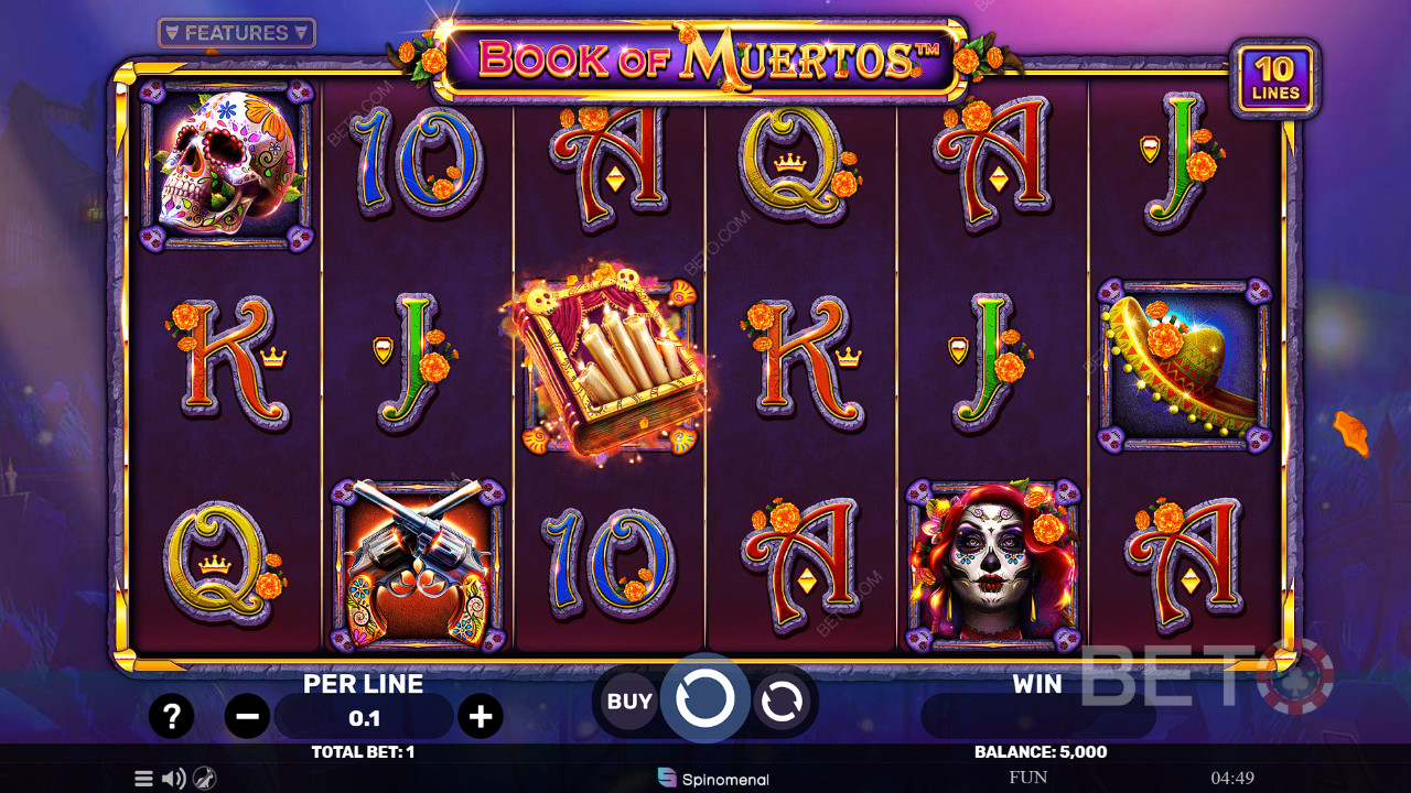 Book of Muertos Recenzie de la BETO Slots