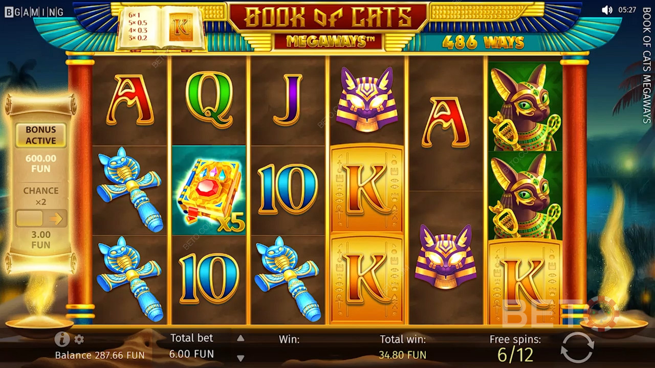 Book of Cats Megaways Recenzie de la BETO Slots