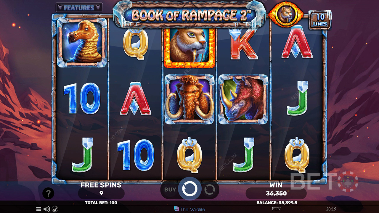 Book of Rampage 2 Review by BETO Slots