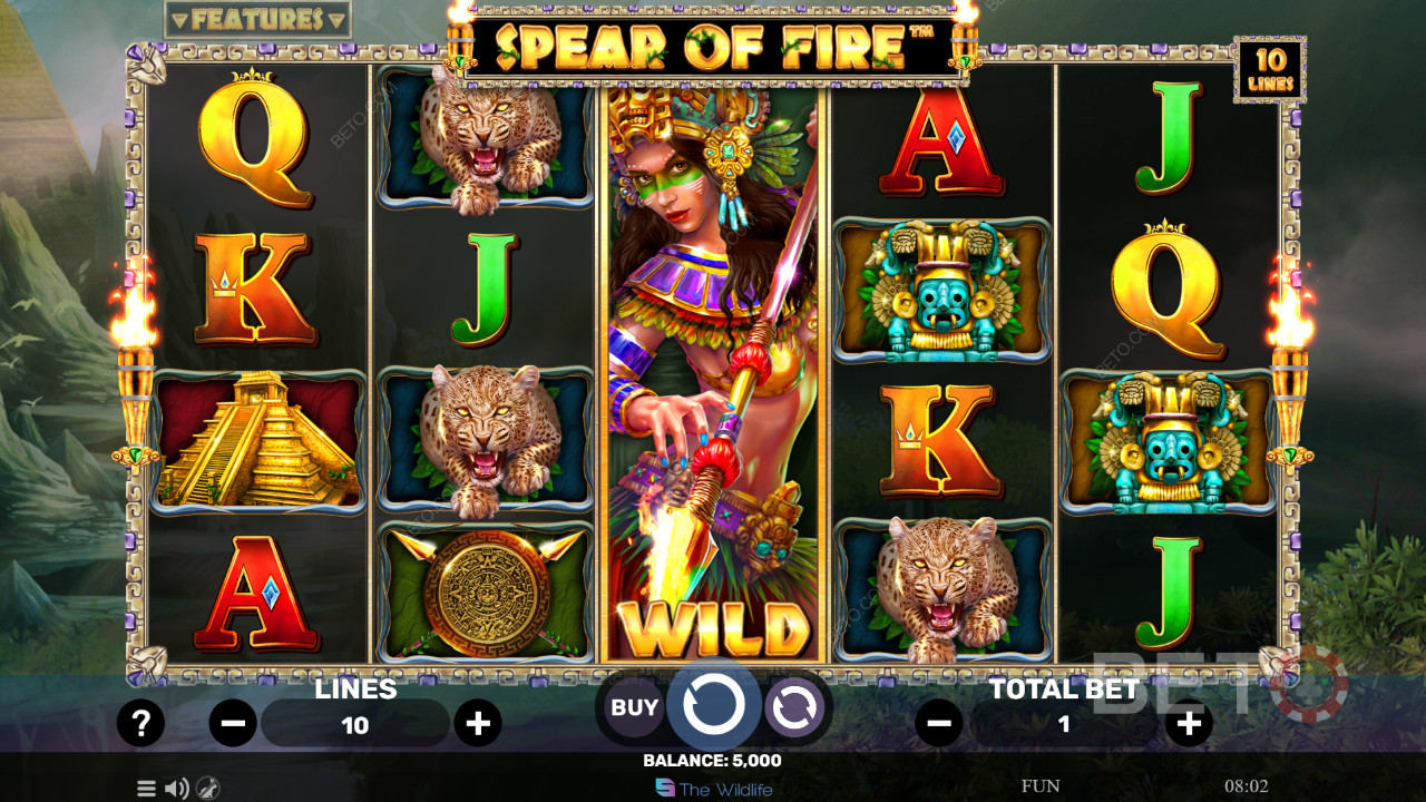 Spear Of Fire Recenzie de la BETO Slots