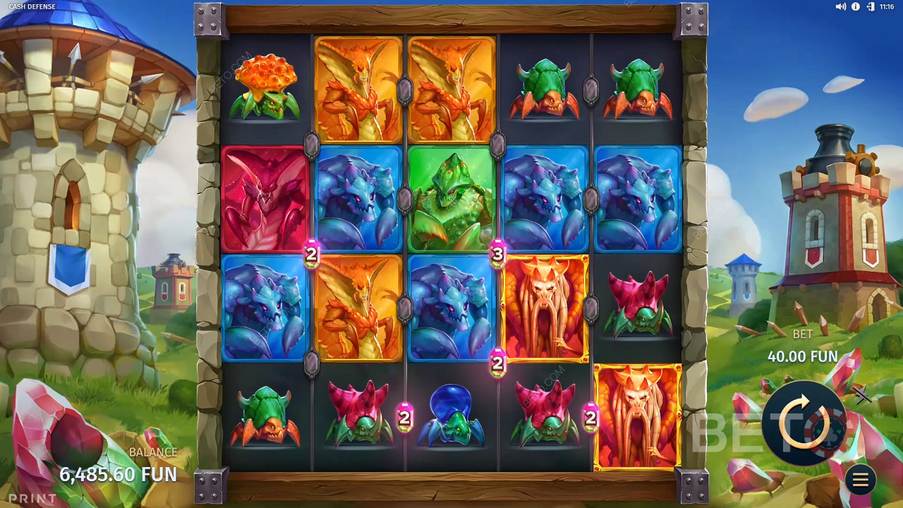 Cash Defense Recenzie de BETO Slots