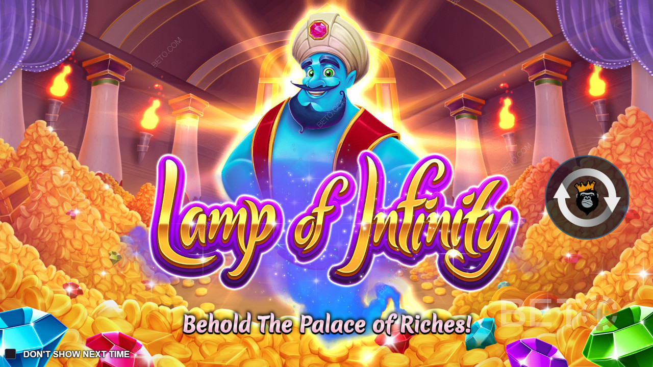 Cere-i geniului să-ți îndeplinească dorințele în slotul online Lamp of Infinity