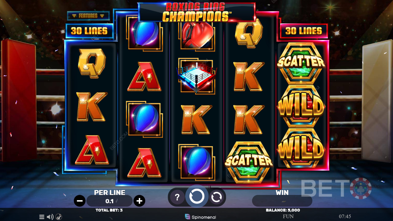 Boxing Ring Champions Review de la BETO Slots