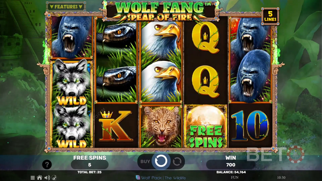 Wolf Fang Spear of Fire Recenzie de la BETO Slots