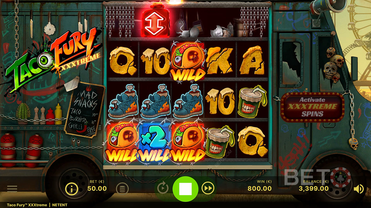 Taco Fury XXXtreme Recenzie de la BETO Slots