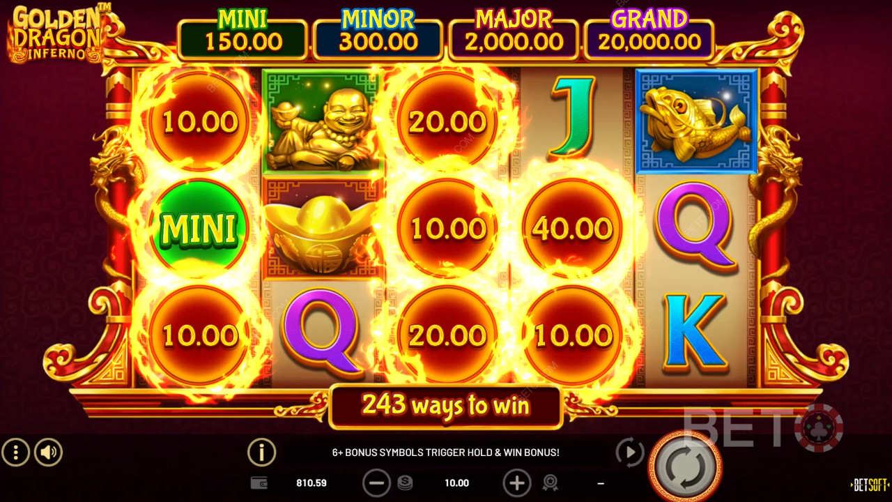 Golden Dragon Inferno Review by BETO Slots