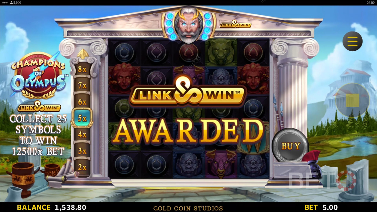 Champions of Olympus Recenzie de la BETO Slots