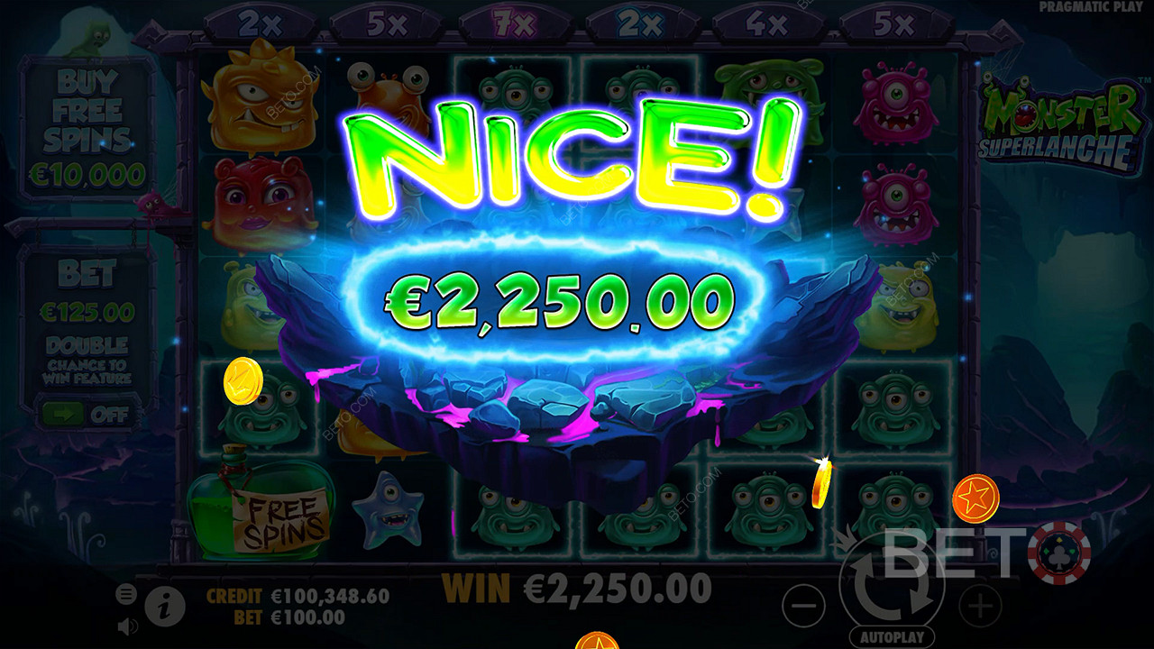 Funcțiile bonus explicate în Monster Superlanche de Pragmatic Play