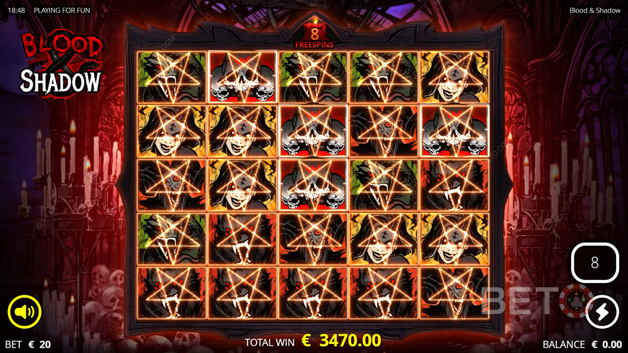 Blood and Shadow Recenzie de la BETO Slots