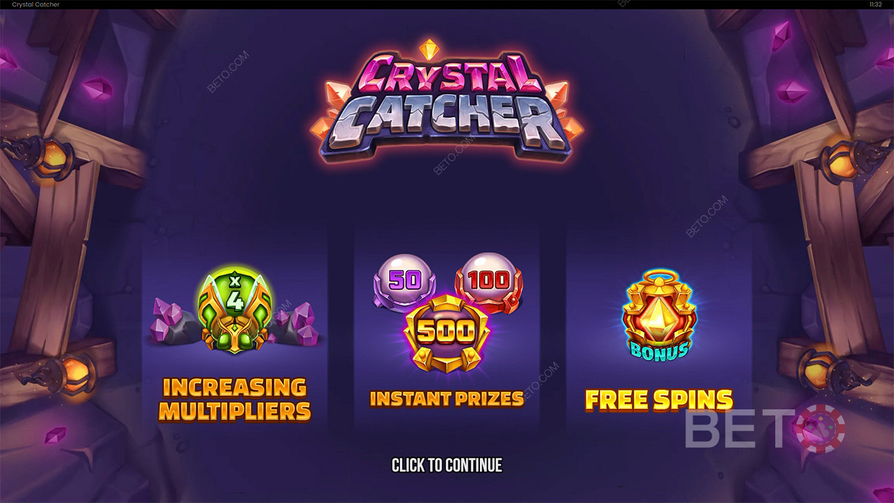 Funcțiile bonus explicate în Crystal Catcher de Push Gaming
