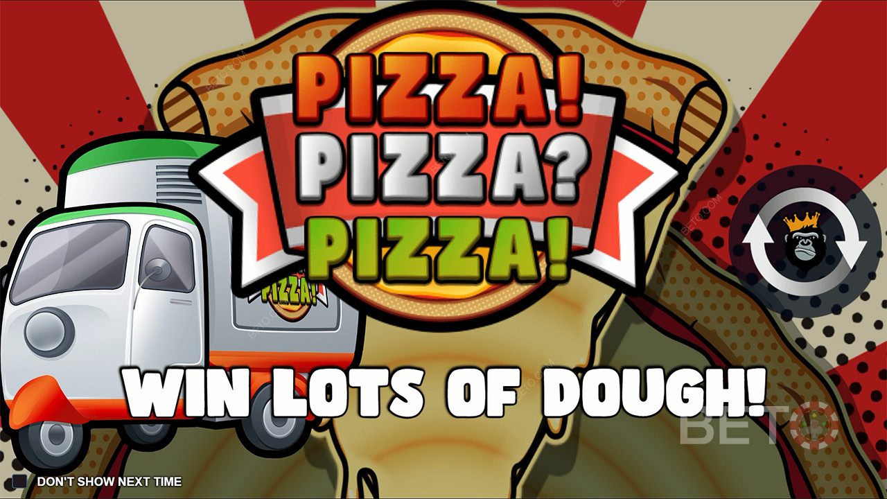 Urmărește un câștig maxim de peste 7.000x pariul tău în Pizza! Pizza? Pizza!