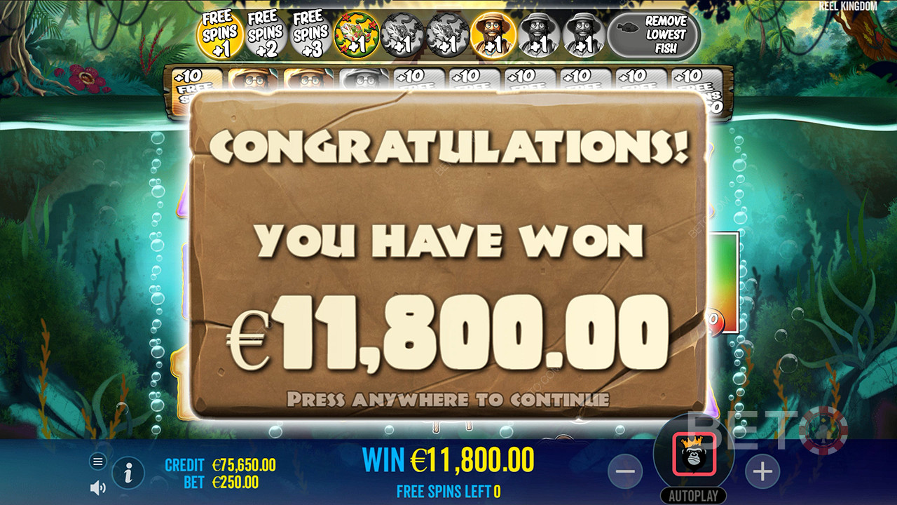 Câștigă de 10.000x pariul tău în jocul video slot Big Bass Amazon Xtreme!