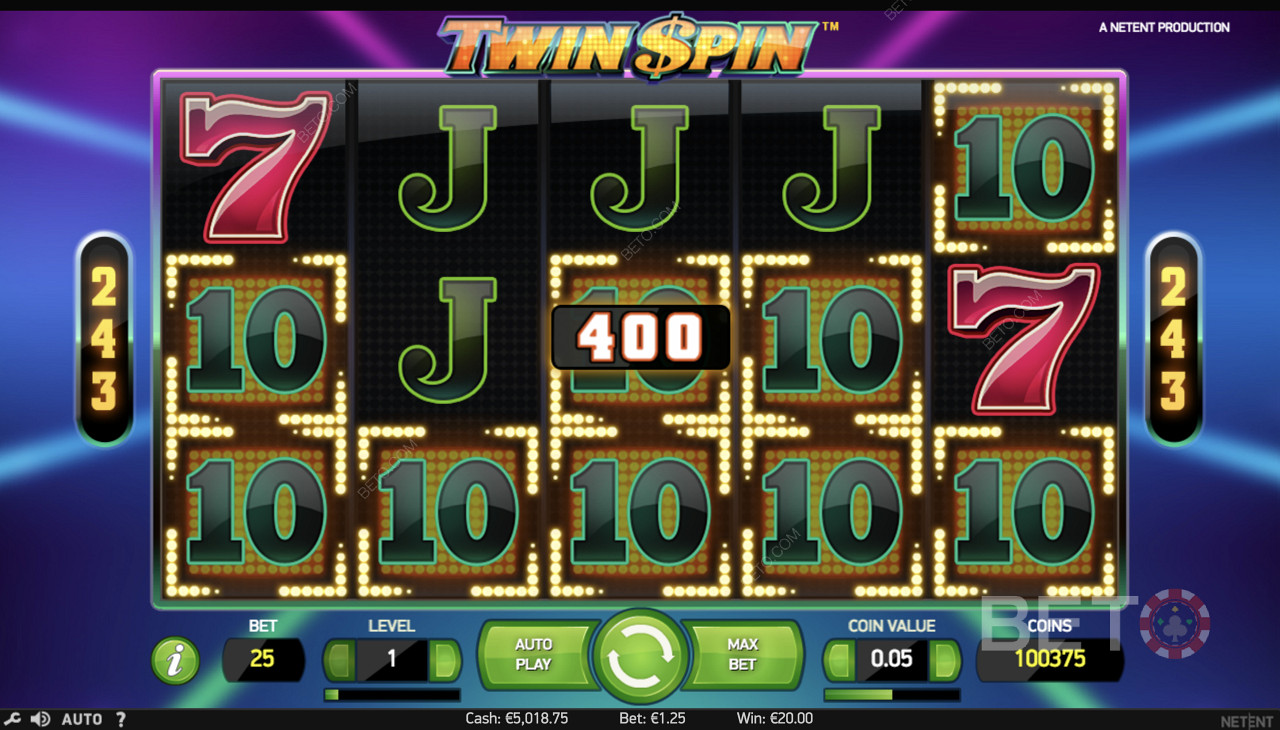 Atingerea unui Jackpot în Twin Spin