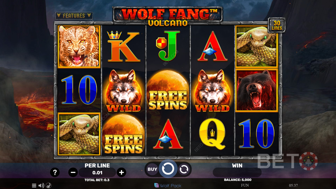 Wolf Fang - Volcano Review by BETO Slots