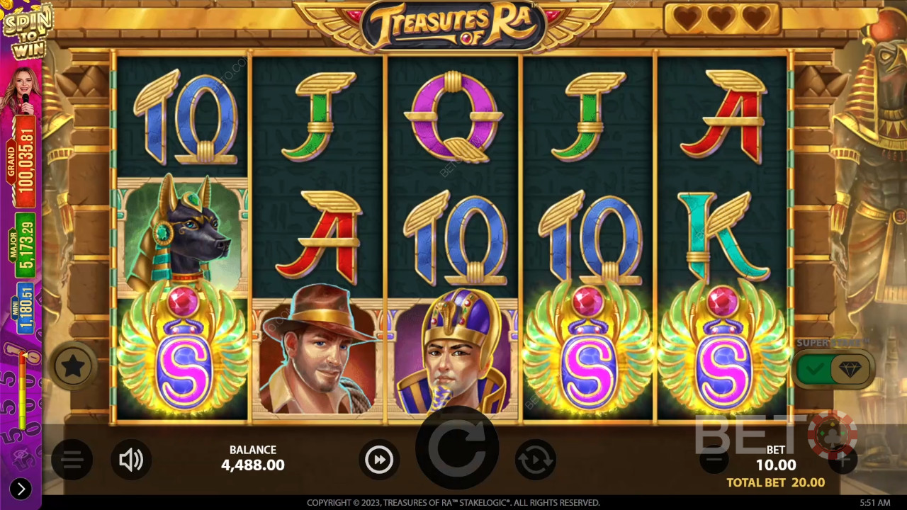 Treasures of Ra Recenzie de la BETO Slots