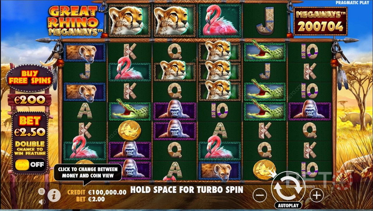 Great Rhino Megaways Slot online