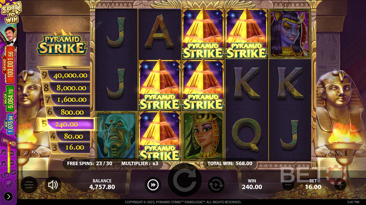 Pyramid Strike Recenzie de la BETO Slots