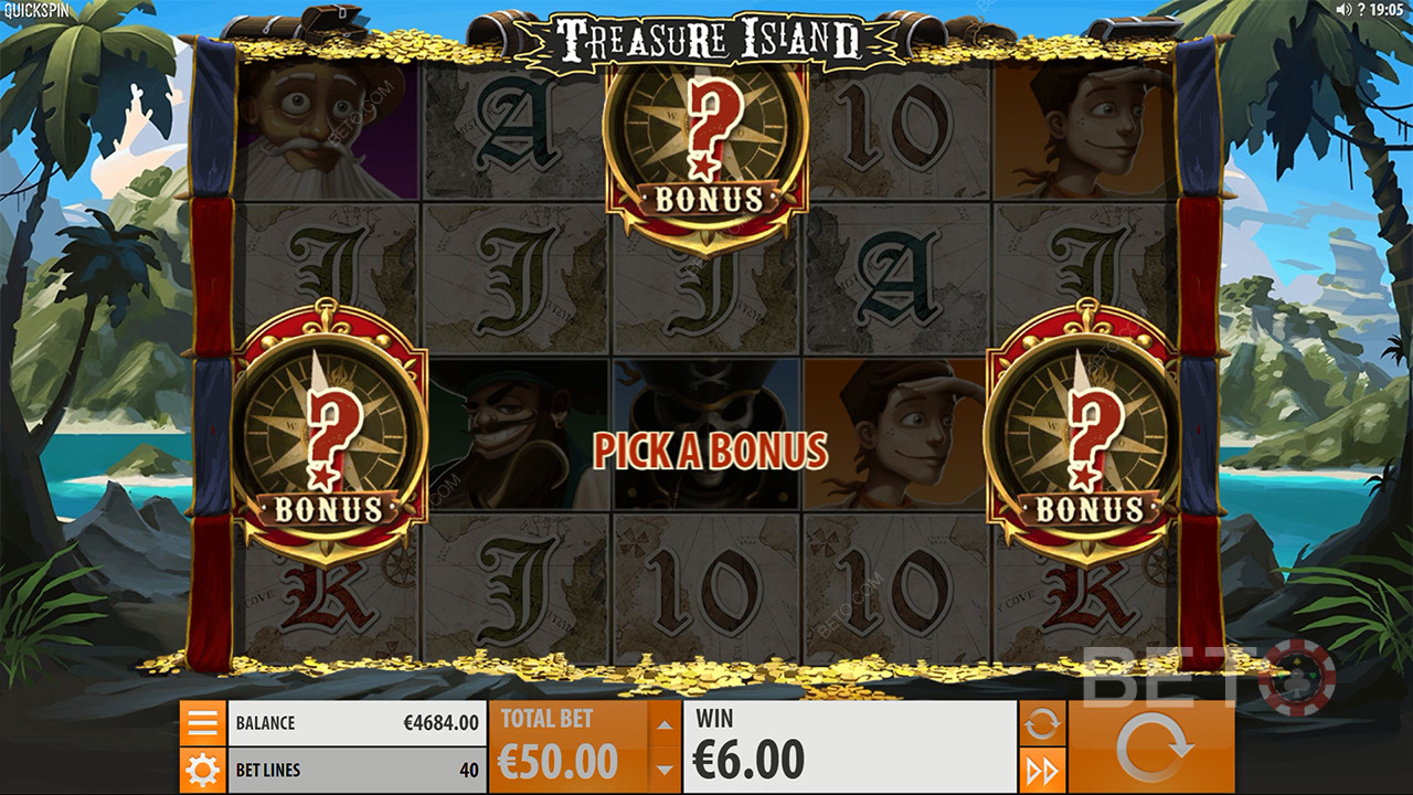 Treasure Island Review by BETO Slots