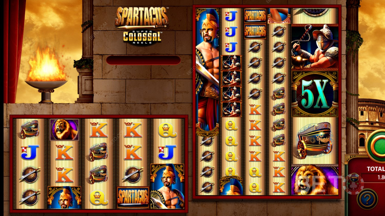Spartacus Super Colossal Reels Slot online