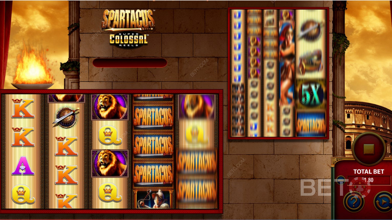 Spartacus Super Colossal Reels Slot online