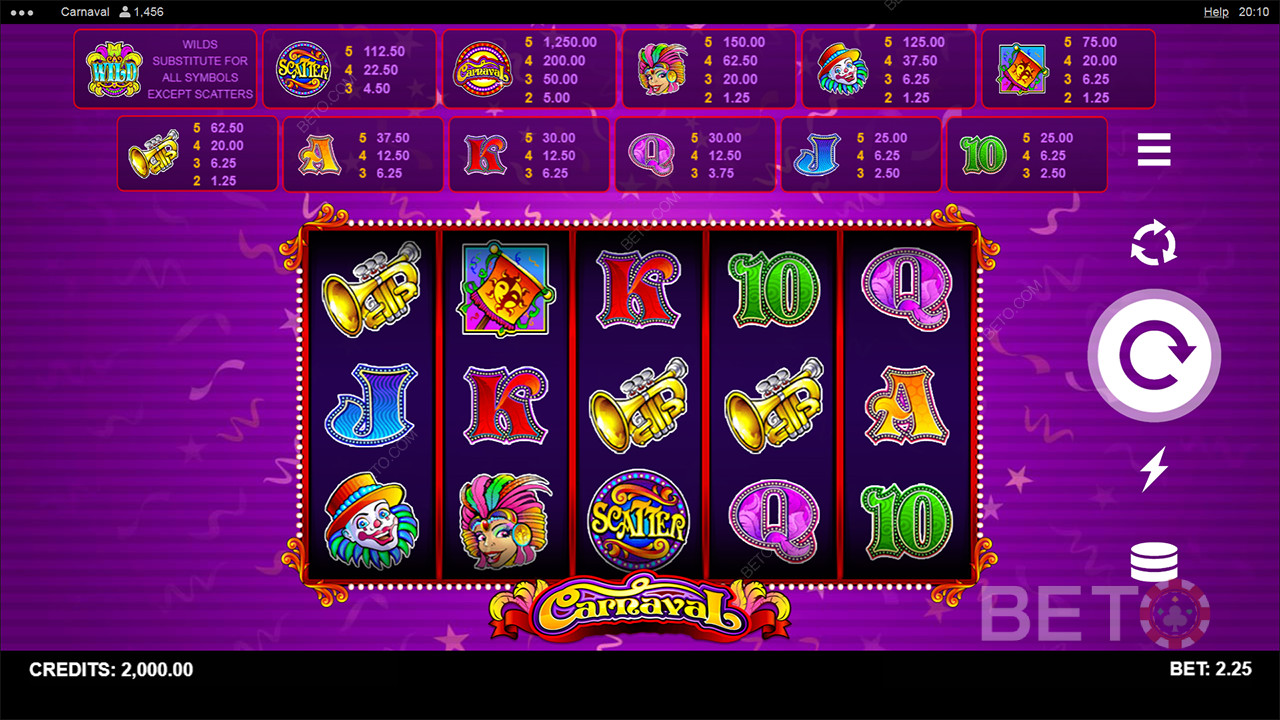 Carnaval Review by BETO Slots