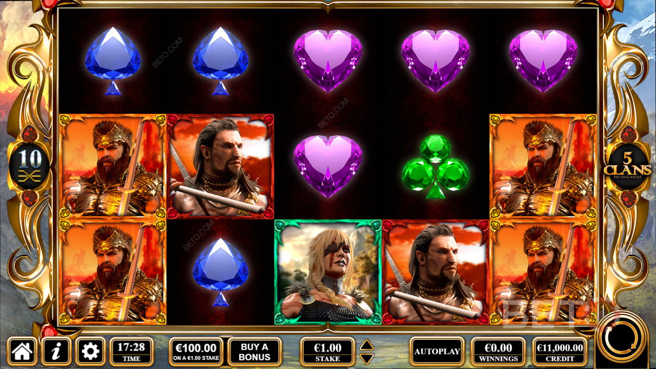 5 Clans Recenzie de la BETO Slots