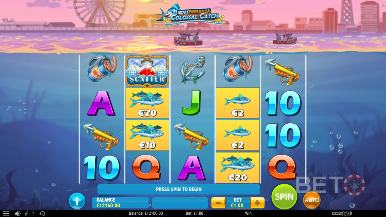 Boat Bonanza Colossal Catch Review de la BETO Slots
