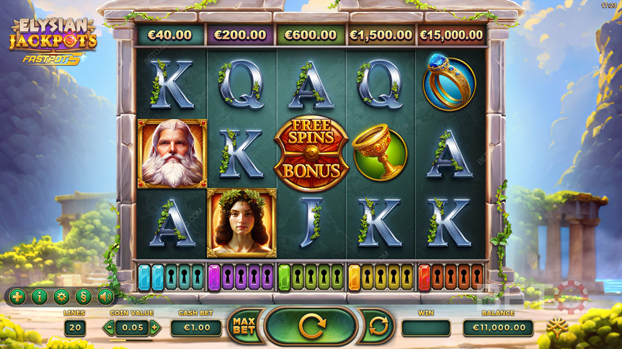 Elysian Jackpots Joacă Gratuit
