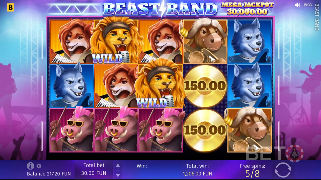 Beast Band Recenzie de BETO Slots
