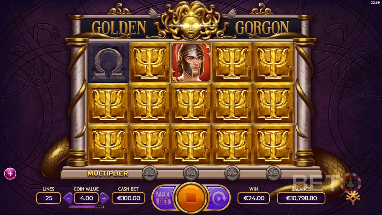 Golden Gorgon Review by BETO Slots