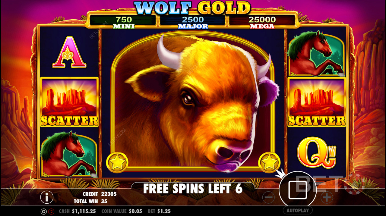 Wolf Gold Tema americană - Foarte populară