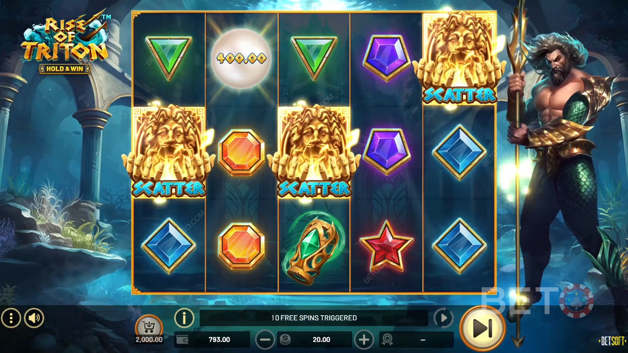 Rise of Triton Recenzie de BETO Slots