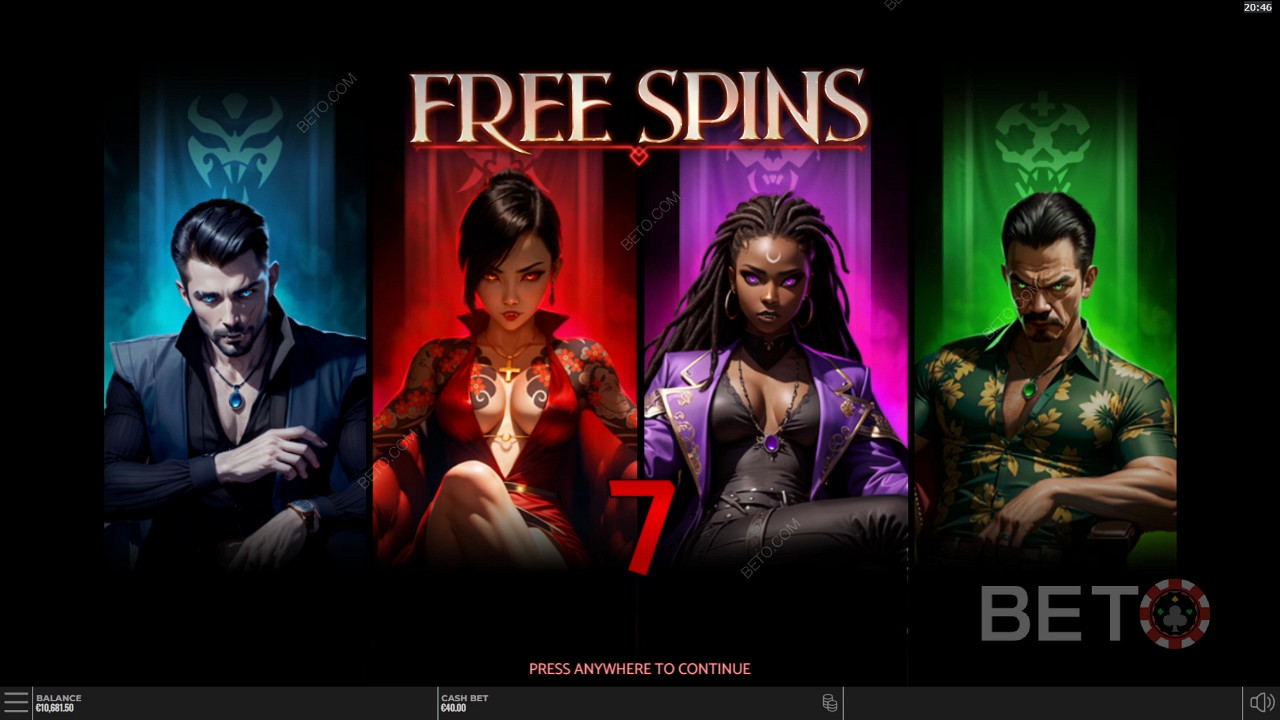 Caracteristicile bonus explicate în Vampire Riches DoubleMax de către Yggdrasil