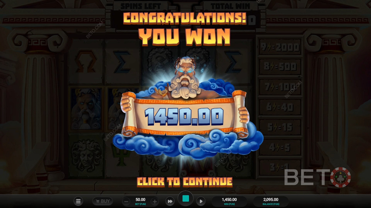 Câștigă 2,000x pariul tău în Titan Strike Online Slot!