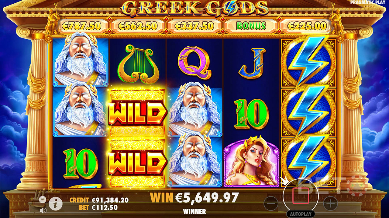 Greek Gods Recenzie de BETO Slots