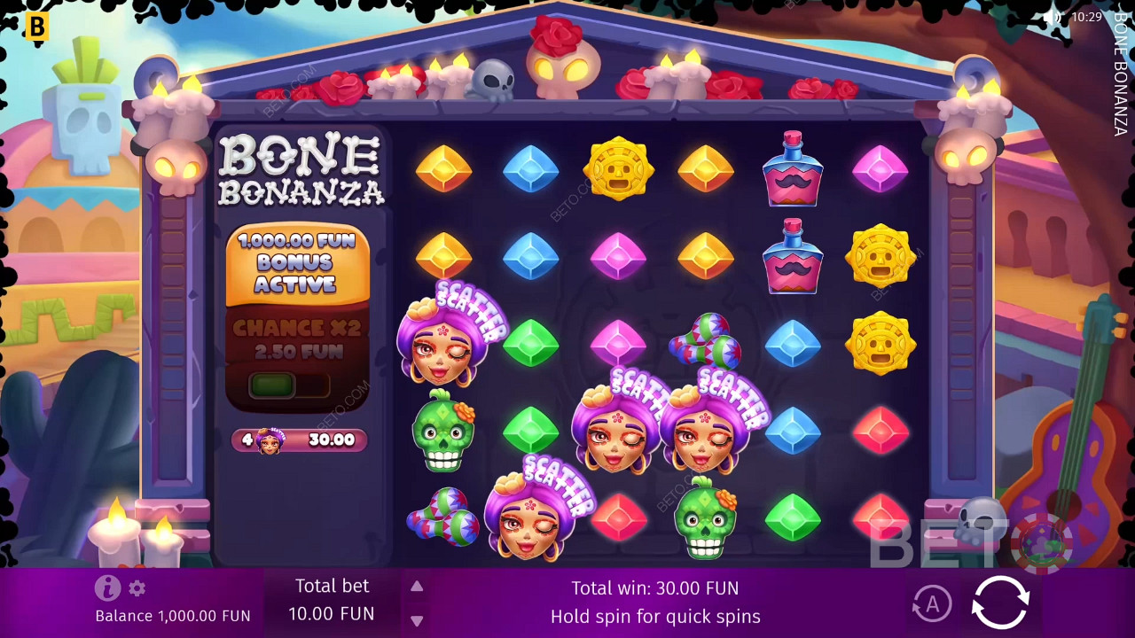 Bone Bonanza recenzie de BETO Slots