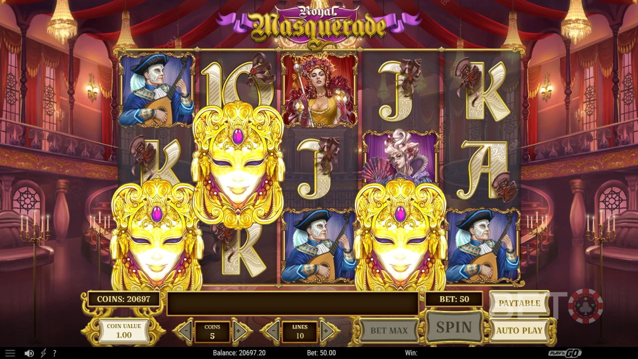 Recenzie „Royal Masquerade” de BETO Slots