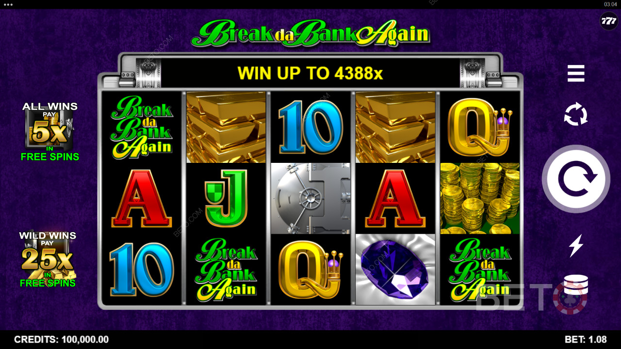 Break da Bank Again Review by BETO Slots