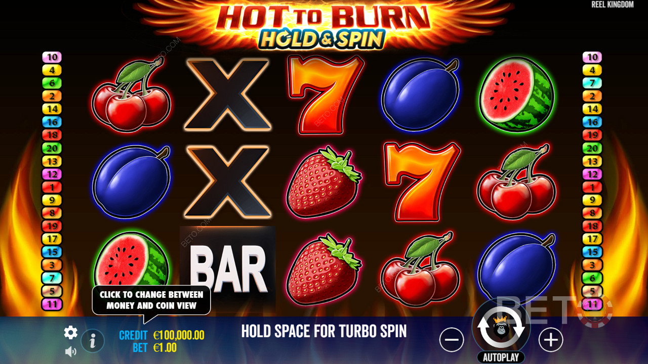 Hot To Burn Hold And Spin Joacă Gratuit
