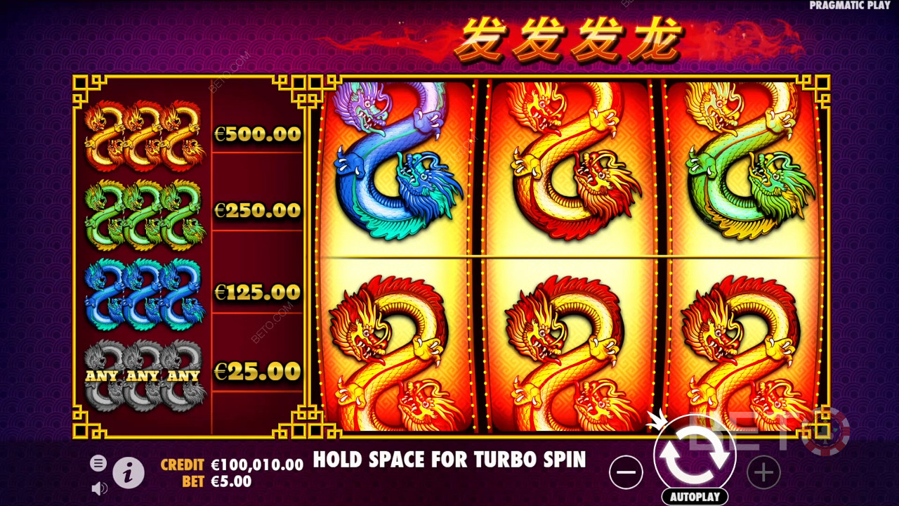 Câștigă 100x pariul tău în 888 Dragons Slot!