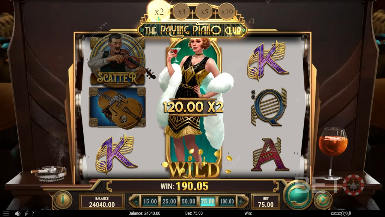 The Paying Piano Club Review by BETO Slots