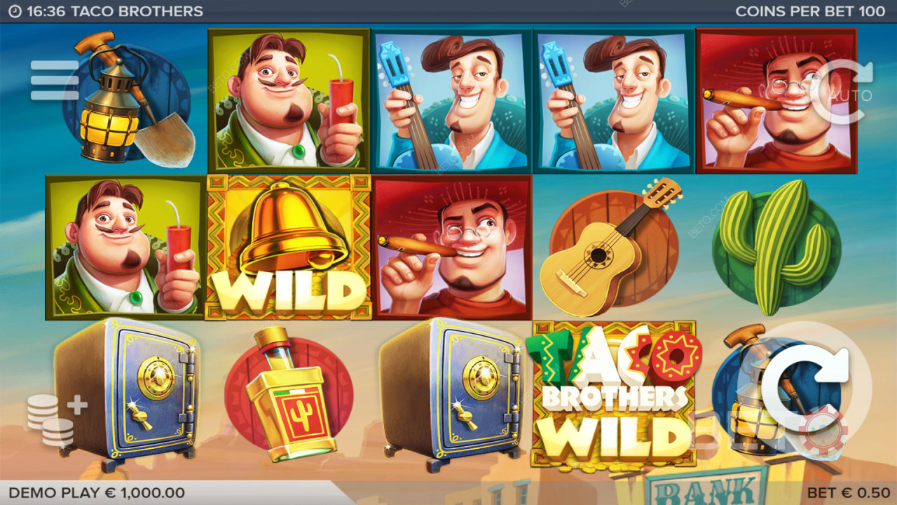 Taco Brothers Review by BETO Slots
