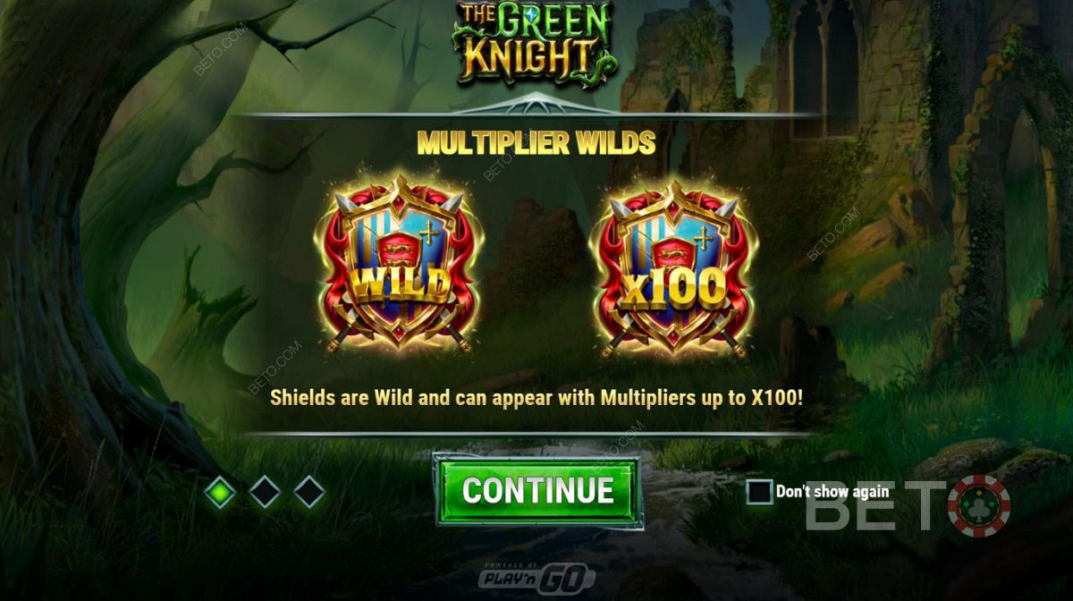 Multiplicator special Wilds în The Green Knight