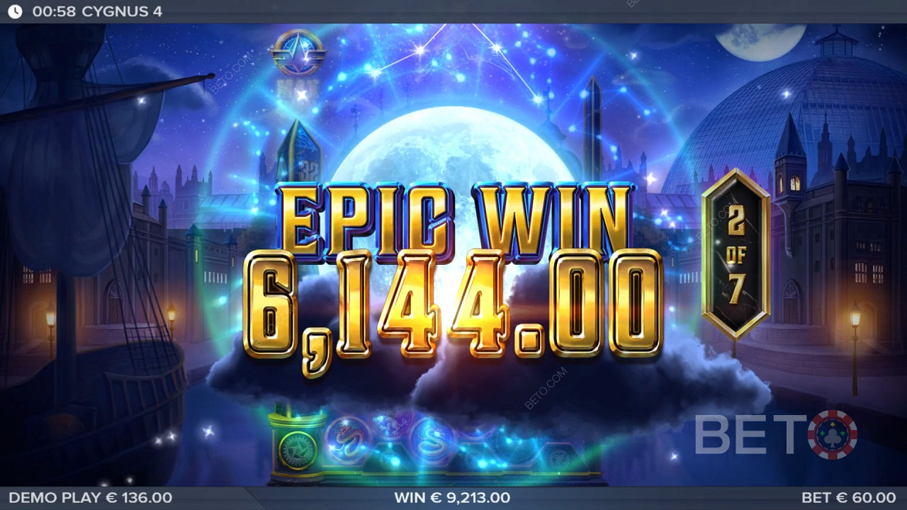Câștigă 50.000x pariul tău în slotul online Cygnus 4!