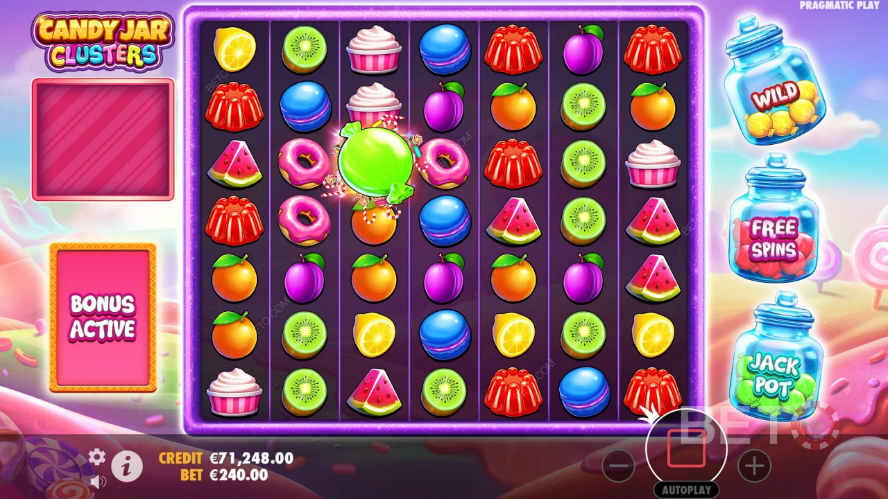 Candy Jar Clusters Review de BETO Slots