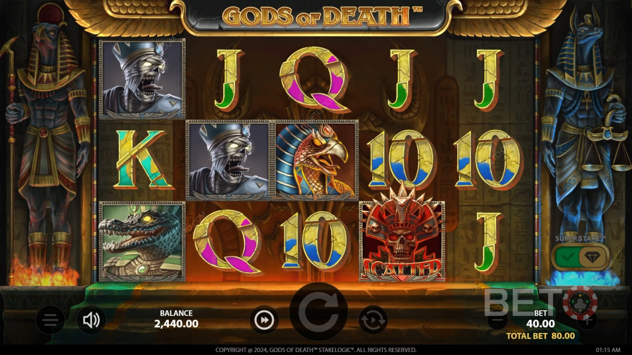 Gods of Death Recenzie de la BETO Slots