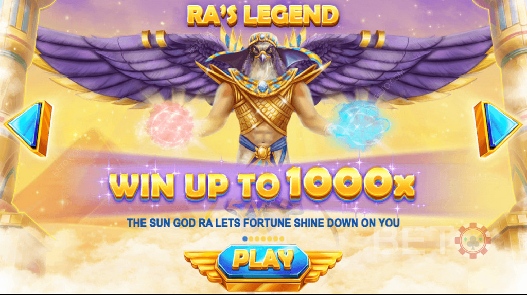 Câștigă daruri prețioase pe măsură ce zeul Soarelui - Ra Legend te binecuvântează!