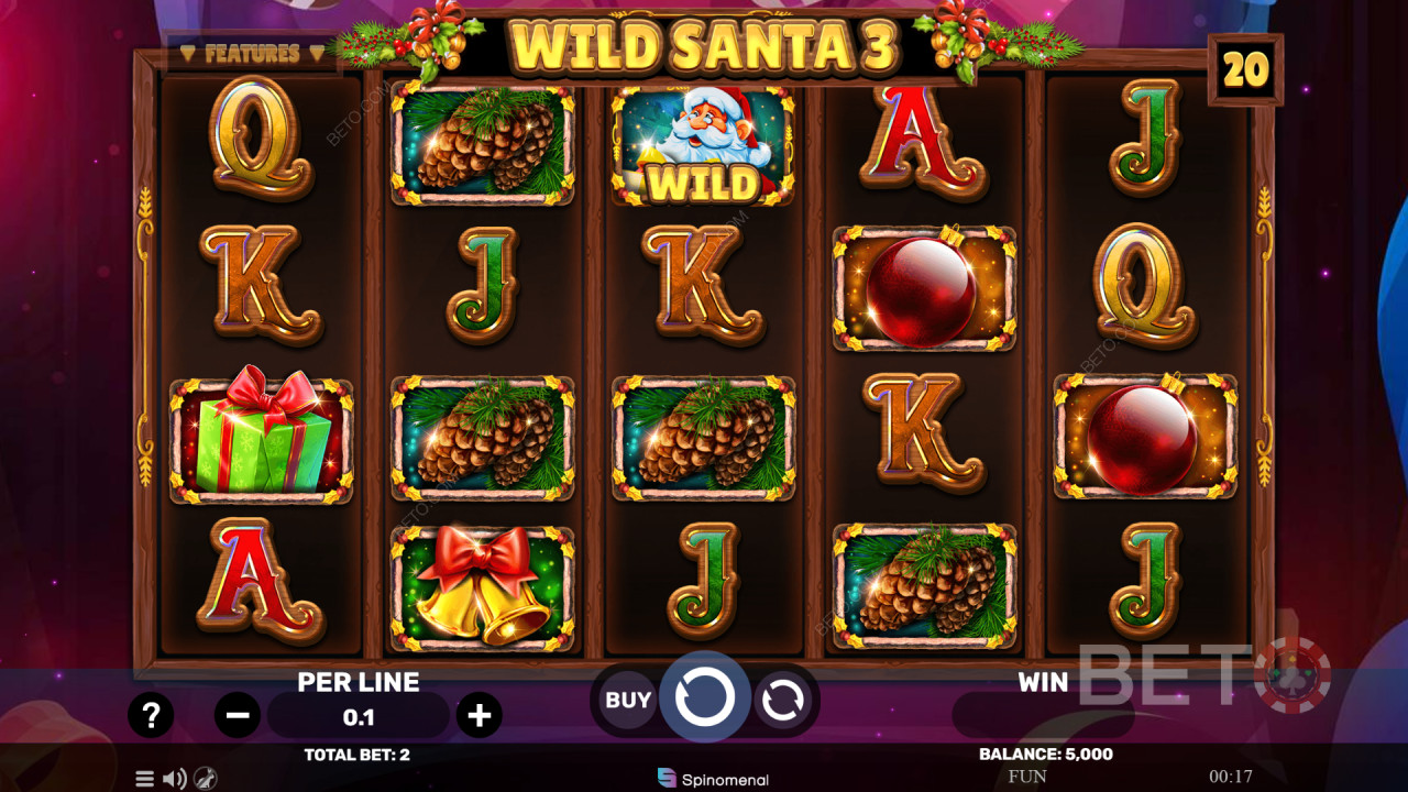 Wild Santa 3 Recenzie de la BETO Slots